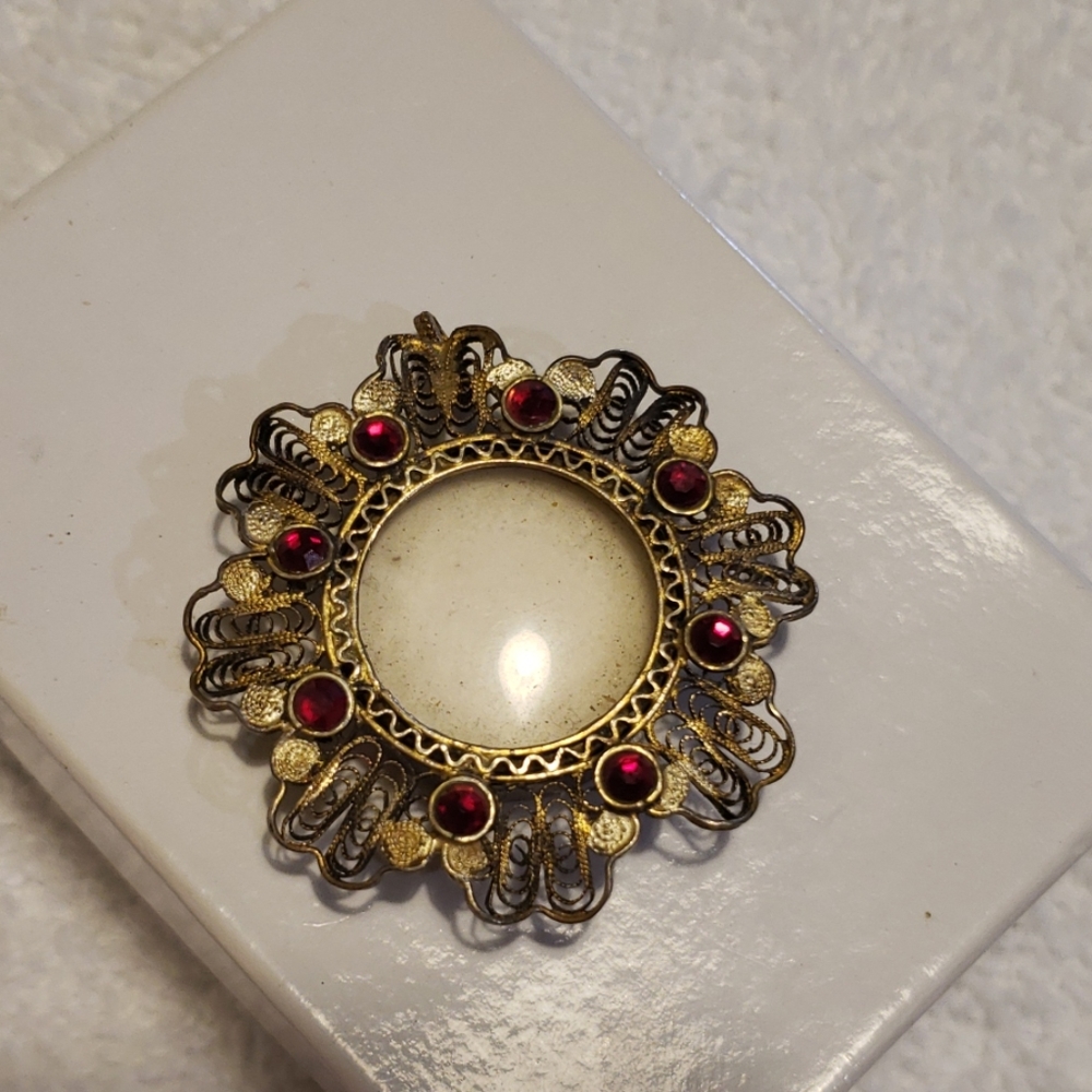Antique photo charm